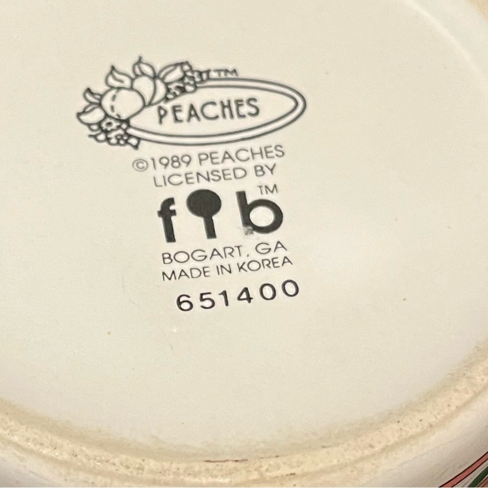 Vintage Flowers Inc. Balloons “Peaches” Floral Bouquet Pink and White Mug - Picture 6 of 10